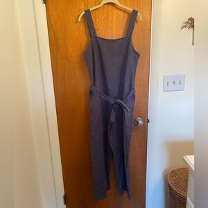 New with tags Everlane 100% linen jumpsuit size 12